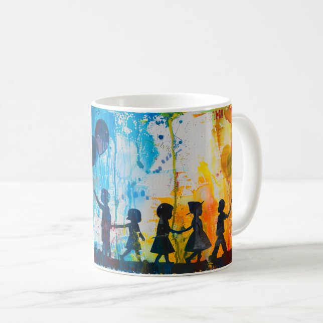 Caneca De Café Jogo infantil - Design 1 (Frente Esquerda)