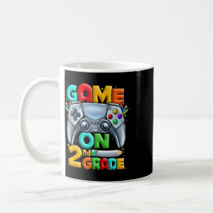 Caneca De Café Jogo On 2ª Série Byck To School Nível 2ª Série