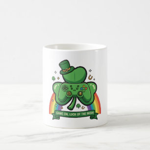 Caneca De Café Jogo On Sorte dos Irlandeses   Jogo do Dia de São 