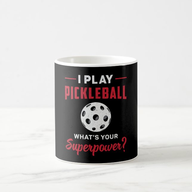 Caneca De Café Jogo Pickleball O que é o seu Presente de Superpot (Centro)