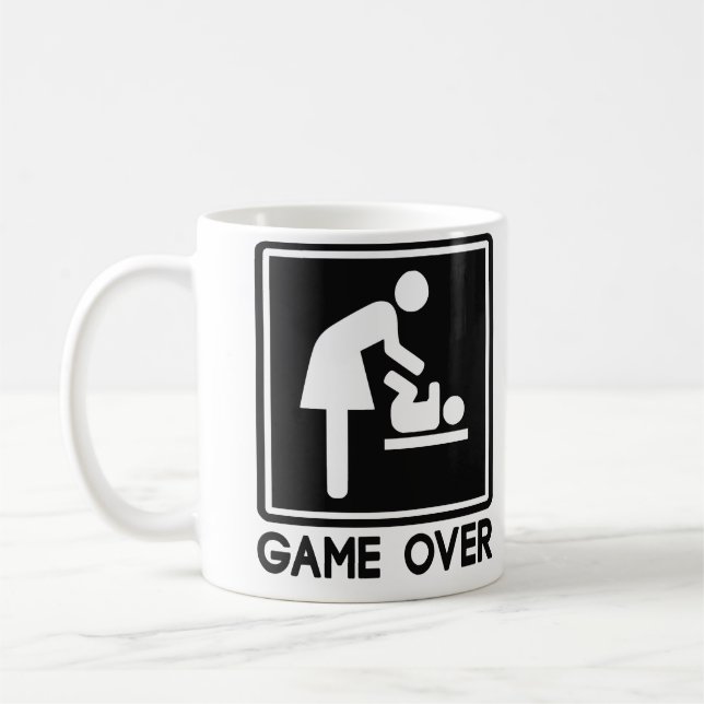 Caneca De Café Jogo sobre o bebê novo para a mamã do pai (Esquerda)