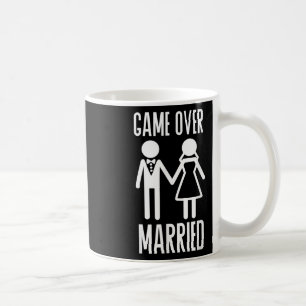 Caneca De Café Jogo sobre Recem casados da Noiva Casada Casada
