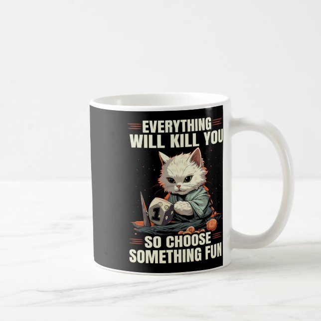 Caneca De Café Jogos De Rpg De Interpretação De Papel D20 Jogos D (Direita)