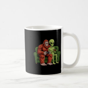 Caneca De Café Jogos de Vídeo Alienígena Pé Grande Jogos Sasquatc