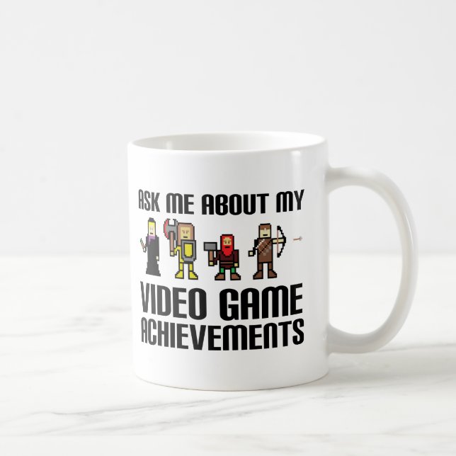 Caneca De Café Jogos de Vídeo Realizam Mug Engraçada (Direita)