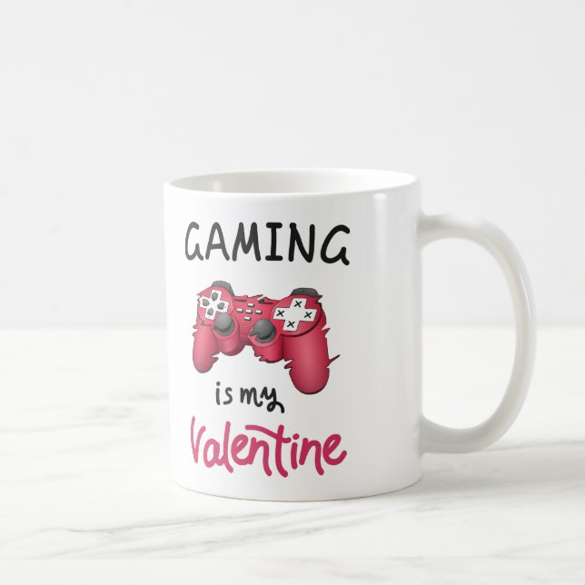 Caneca De Café Jogos é meu Dia dos Namorados (Direita)