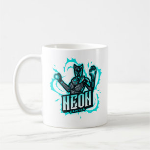 Caneca De Café Jogos Neon