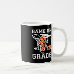 Caneca De Café Jogos no 4º ano de Basquete no 1º dia de escola