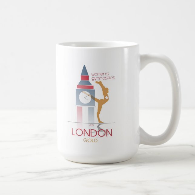 Caneca De Café Jogos Olímpicos: Ginástica (Direita)