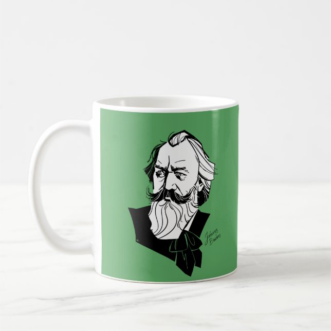 Caneca De Café Johannes Brahms (Esquerda)