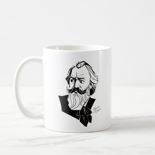 Caneca De Café Johannes Brahms (Esquerda)