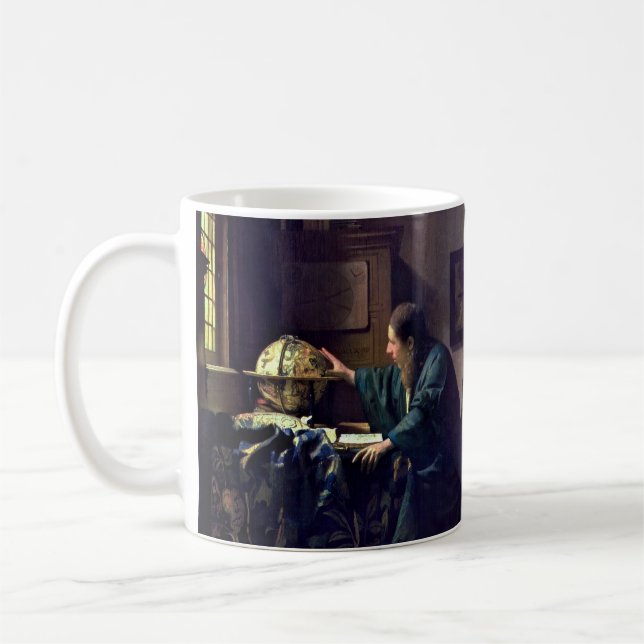 Caneca De Café Johannes Vermeer - O Astronomer (Esquerda)