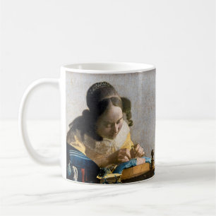 Caneca De Café Johannes Vermeer - The Lacemaker