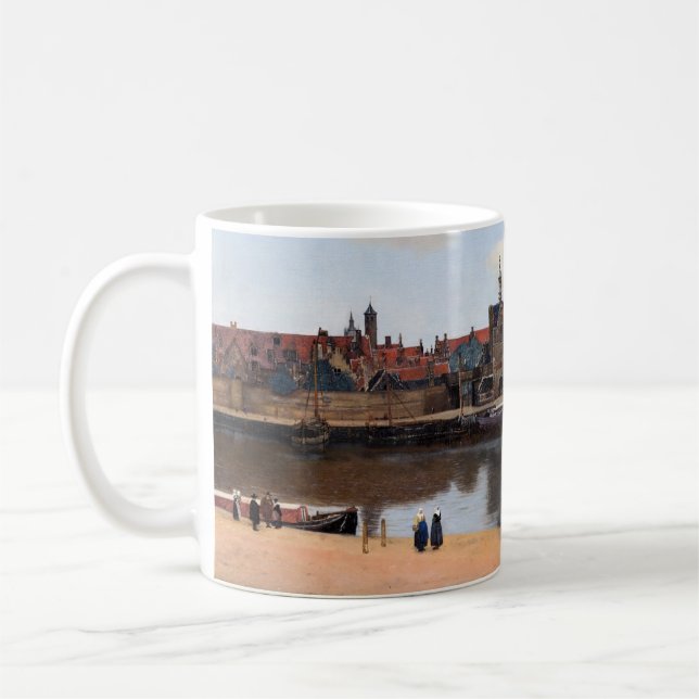 Caneca De Café Johannes Vermeer - Visão de Delft (Esquerda)