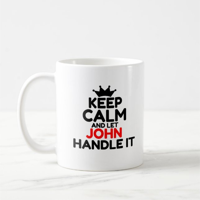 CANECA DE CAFÉ JOHN (Esquerda)