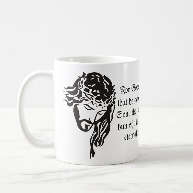 Caneca De Café John 3:16 (Esquerda)