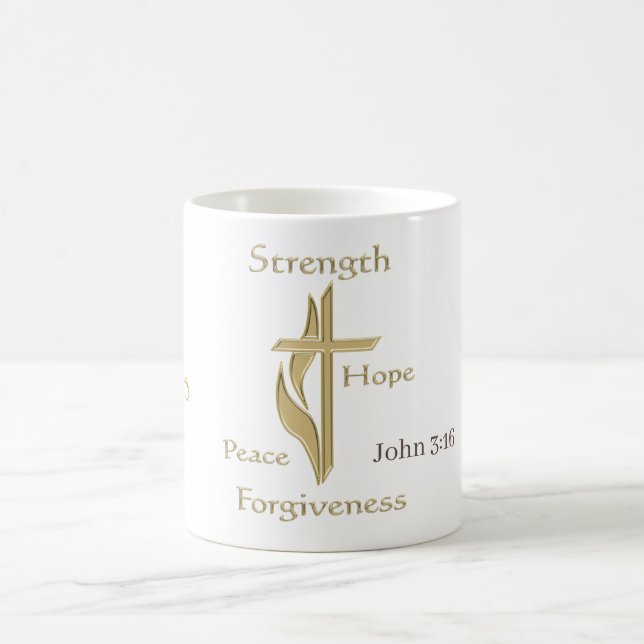 Caneca De Café John 3:16 (Centro)
