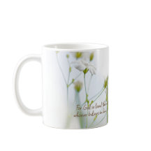 John 3:16 Bíblia Verse White Floral Beauty