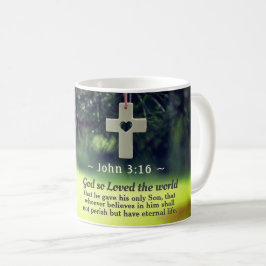 Caneca De Café John 3:16 Deus adorou o mundo que deu ao seu filho