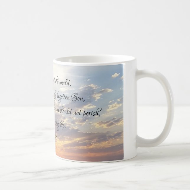 Caneca De Café John 3:16 Mug (Direita)