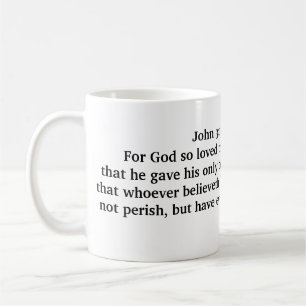 Caneca De Café John 3:16 Mug