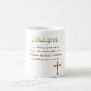 Caneca De Café John 3:16 presentes