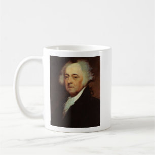 Caneca De Café "John Adams Liberty Cita Mug Cerâmico