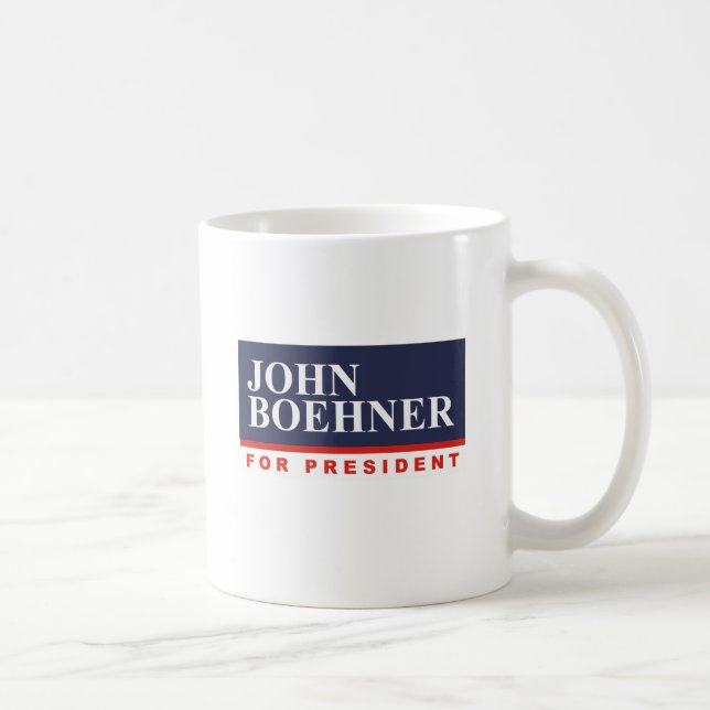 Caneca De Café JOHN BOEHNER PARA o PRESIDENTE (bandeira) (Direita)