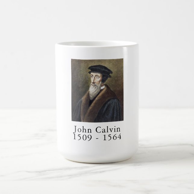 Caneca De Café John Calvin Coffee Mug - Série Reformation (Centro)