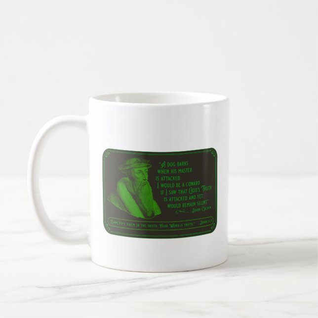 Caneca De Café John Calvin Silence (Esquerda)