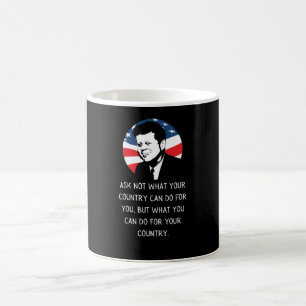 Caneca De Café John F. Kennedy Cita o Presente de 2021 na posse d