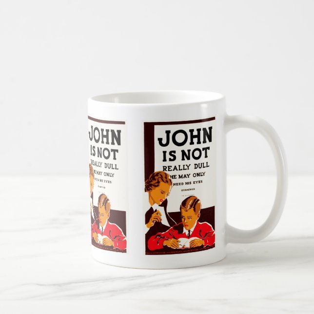 Caneca De Café John não é realmente maçante (Direita)