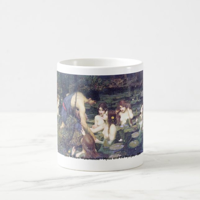 Caneca De Café John William Waterhouse - Hylas e as ninfas (Centro)