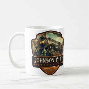 Caneca De Café Johnson City, Tennessee Antigo