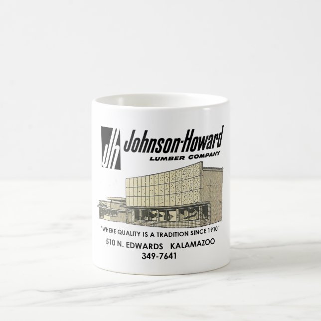 Caneca De Café Johnson Howard Lumber Company, Kalamazoo MI Coffee (Centro)