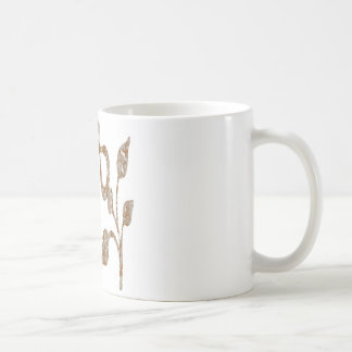 Caneca De Café Jóias gravadas da CINTILAÇÃO n prata Dourado