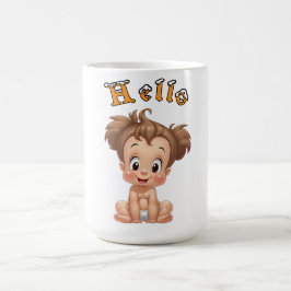 Caneca De Café joie de bébé heureuse, et bonheur.