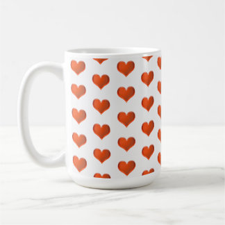 Caneca De Café Jolis Coeurs