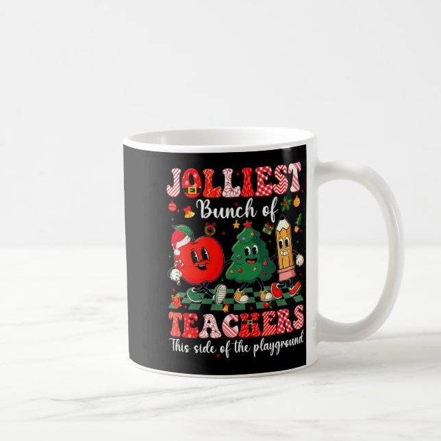 Caneca De Café Jolliest Bunch Of Teachers Christmas Xmas Teacher  (Direita)