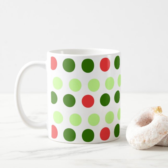Caneca De Café Jolly Holiday Polka Dots (Com Donut)