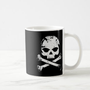 Caneca De Café Jolly Roger Pirate Skull E Crossbones Flag Hallo