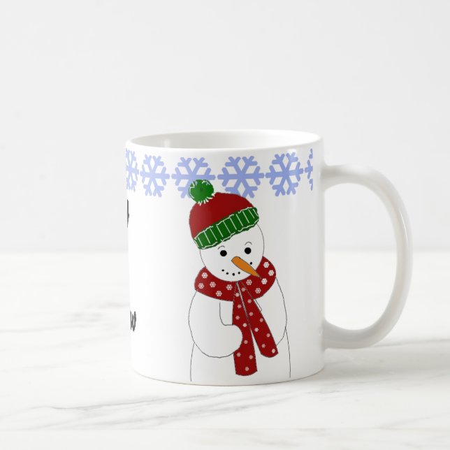 Caneca De Café Jolly Snowman (Direita)