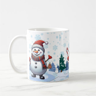 Caneca De Café Jolly Snowman