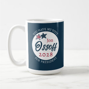 Caneca De Café Jon Ossoff Presidente 2028
