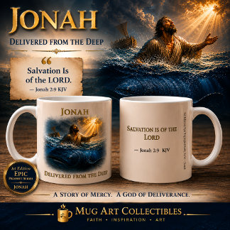Caneca De Café Jonas Libertado das Profundezas Café