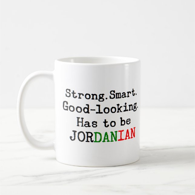 Caneca De Café jordaniano forte (Esquerda)