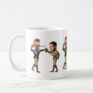 Caneca De Café Jordão Peterson contra Sam Harris