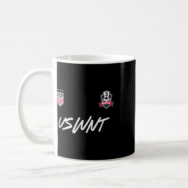 Caneca De Café Jordyn Bugg 3 Navy Uswnt Licença Oficial  (Esquerda)