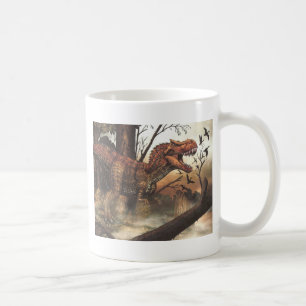 Caneca De Café Jornada Jurássica: Dinossauro em seu Habitat Natur