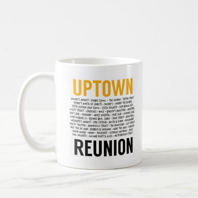 Caneca De Café Jornal Oficial 2019 Uptown Reunion Coffee Mug (Esquerda)